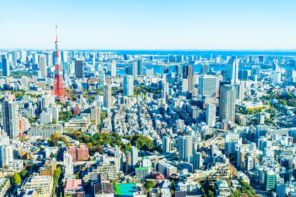 Tokyo stadsbilden skyline — Stockfoto