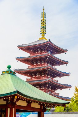 Güzel mimari Sensoji Tapınağı