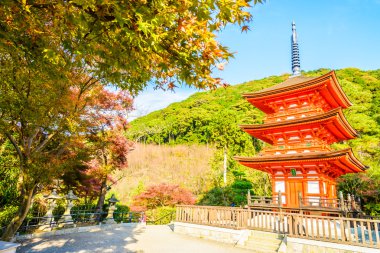Sonbahar sezonu Kiyomizu-dera Tapınağı