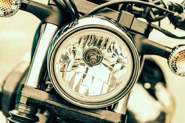 ヘッドライトのランプ バイク — ストック写真