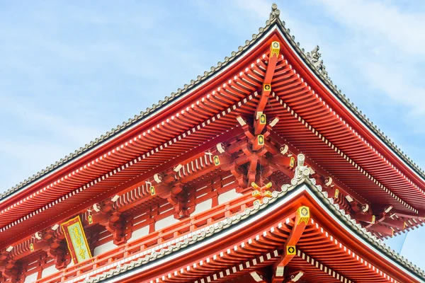 Schöne Architektur im Sensoji Tempel — Stockfoto