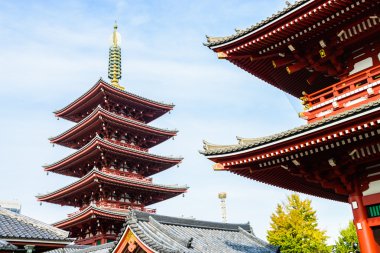 Güzel mimari Sensoji Tapınağı