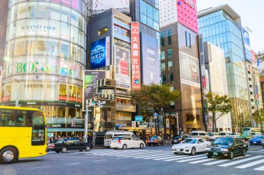 Tokyo Ginza bölgesinde