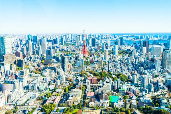 Tokyo stadsbilden skyline — Stockfoto