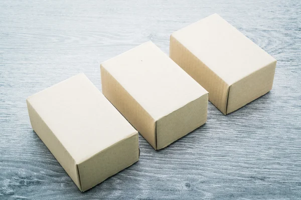 Brown boxes mock up — Stock Photo, Image