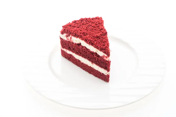 Cake van het heerlijke rood fluweel — Stockfoto