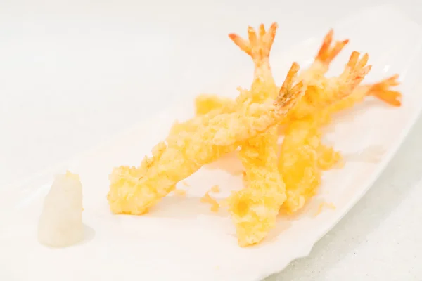 Delicious tempura prawns — Stock Photo, Image