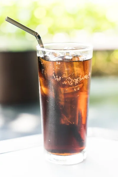 Ice Coke glass — Stock Photo, Image