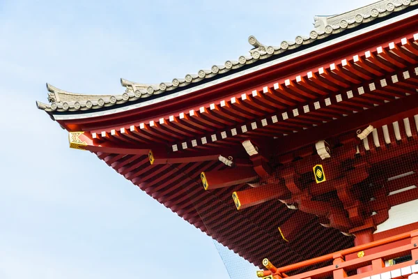 Hermosa arquitectura en el templo de Sensoji —  Fotos de Stock