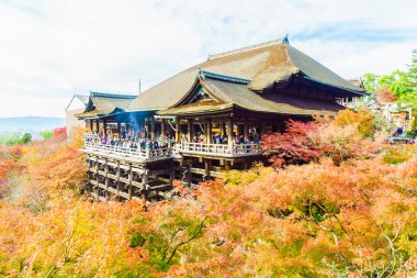 Kiyomizu tapınağında güzel mimari