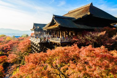 Sonbahar sezonu Kiyomizu-dera Tapınağı