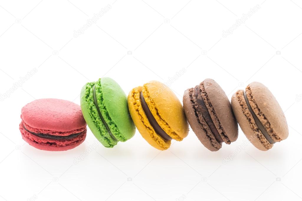 delicious colorful macaroon