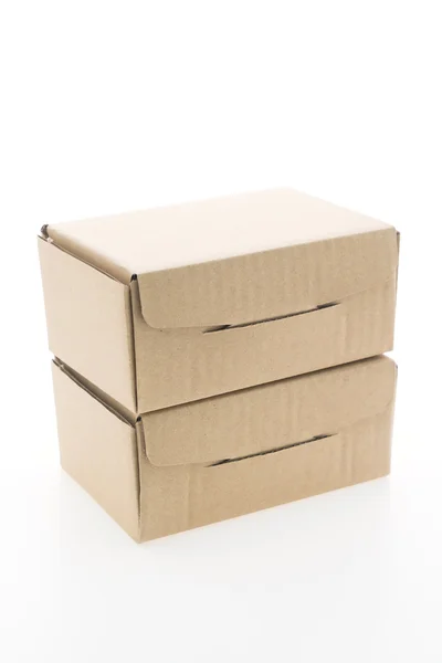 Brown boxes mock up — Stock Photo, Image