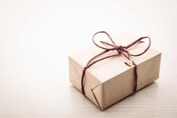 棕色礼品盒 — 图库照片