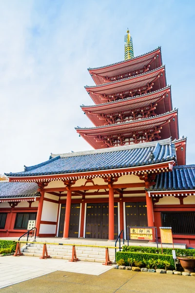 Bela Arquitetura no Templo Sensoji — Fotografia de Stock