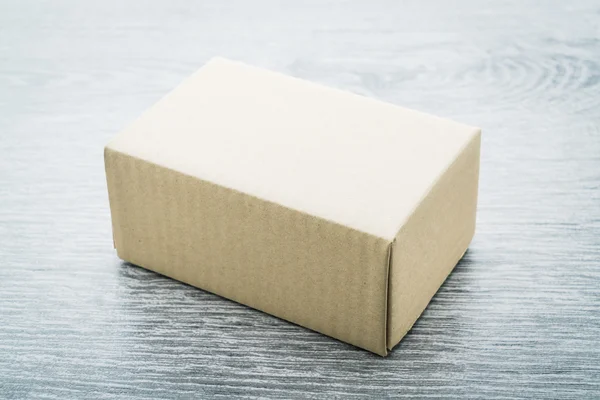 Brown box mock up — Stock Photo, Image