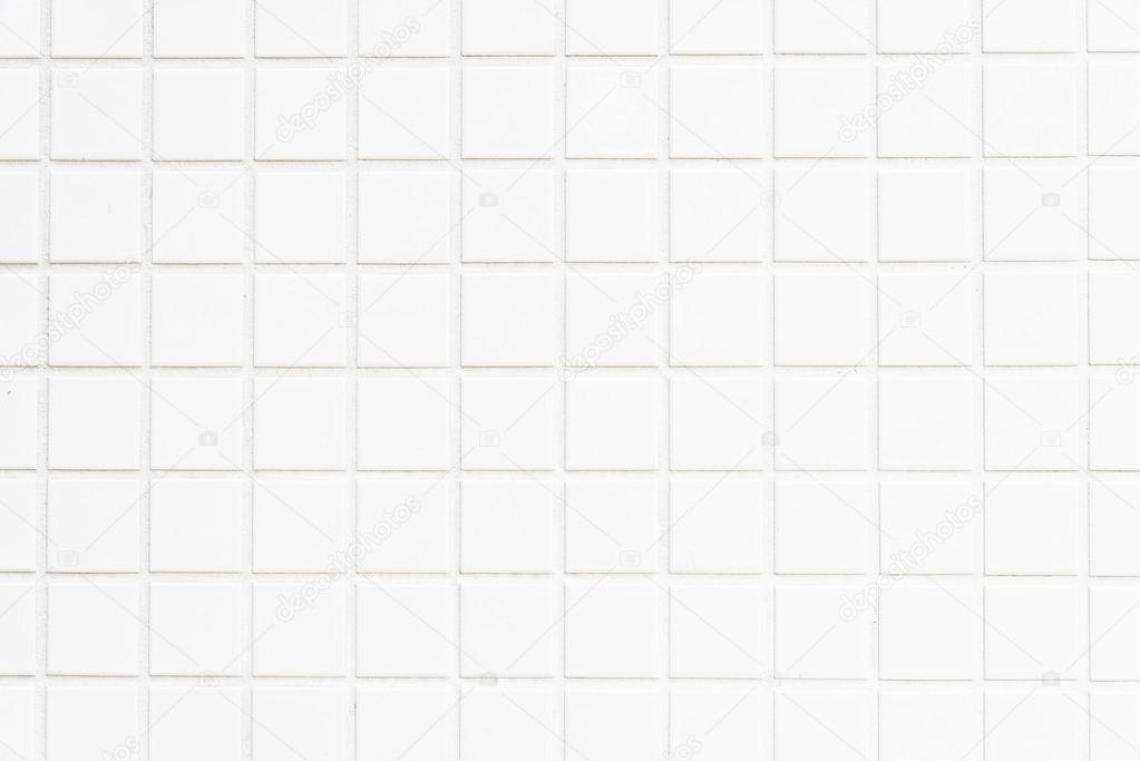 White tiles wall