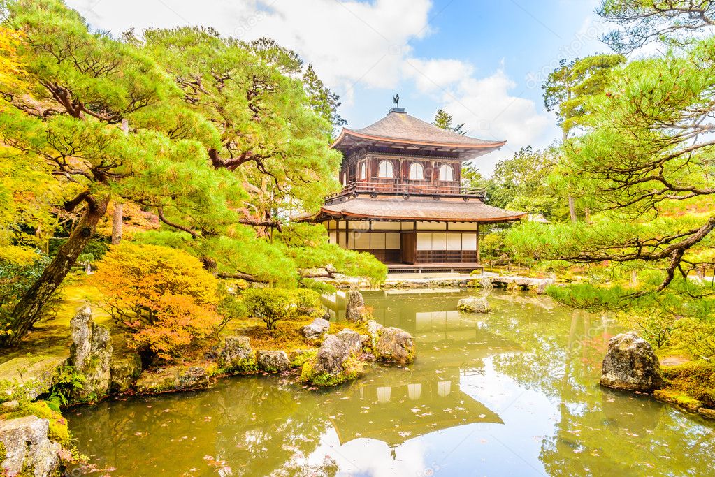 Ginkakuji temple in kyoto