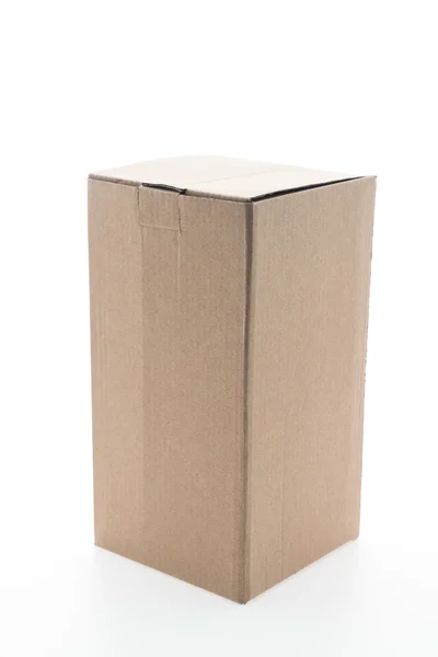 Caja de papel marrón — Foto de Stock