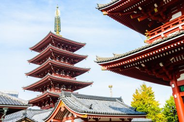 Güzel mimari Sensoji Tapınağı