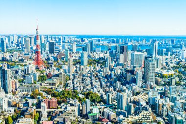 Tokyo cityscape manzarası