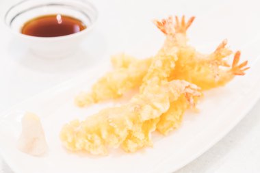 lezzetli tempura karides