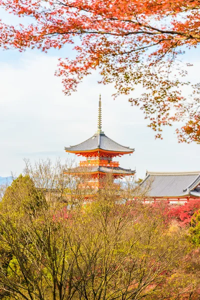 Kiyomizu-Dera Temple a Kiotói — Stock Fotó