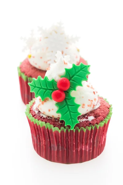 Deliciosos cupcakes de Navidad —  Fotos de Stock