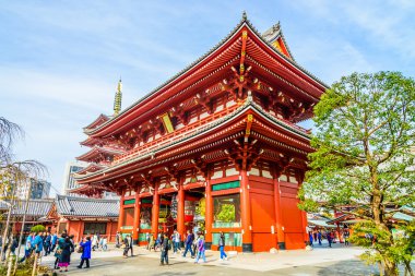 Güzel mimari Sensoji Tapınağı