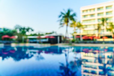 Havuzu otel resort bulanıklık