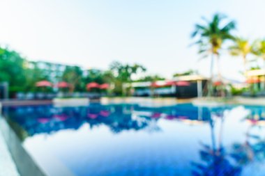 Havuzu otel resort bulanıklık