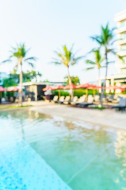 Havuzu otel resort bulanıklık