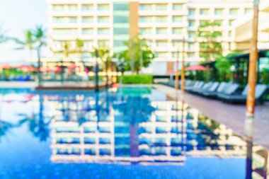 Havuzu otel resort bulanıklık