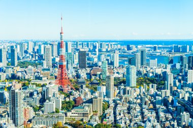 Tokyo cityscape manzarası