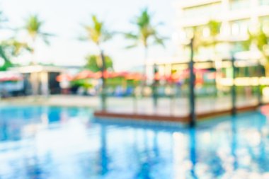 Havuzu otel resort bulanıklık