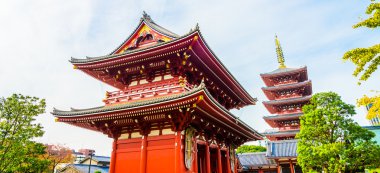 Güzel mimari Sensoji Tapınağı