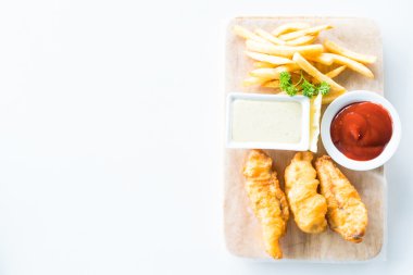 lezzetli balık ve cips