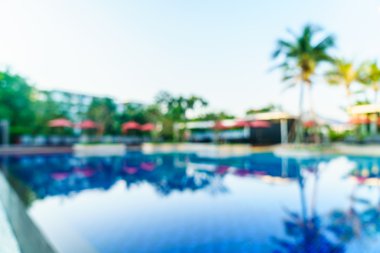 Havuzu otel resort bulanıklık