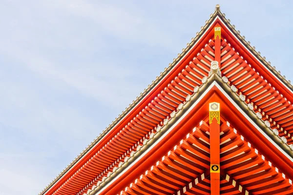 Bela Arquitetura no Templo Sensoji — Fotografia de Stock