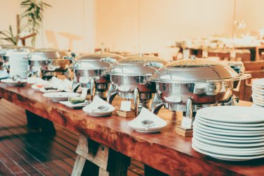 Otel restoranında açık büfe