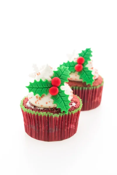 Deliciosos cupcakes de Navidad — Foto de Stock