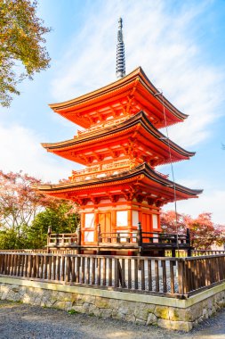 Kiyomizu dera temple in Kyoto clipart