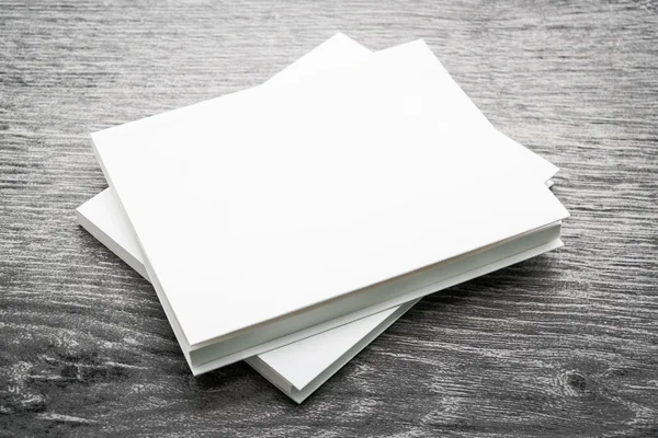 Blank white mock up books — Stock Photo, Image
