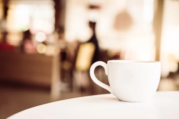 Taza de café blanco — Foto de Stock