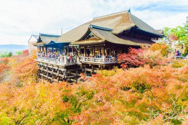 Kiyomizu tapınağında güzel mimari
