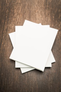 Boş beyaz defterlerini sahte