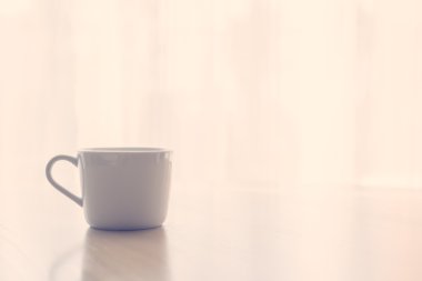 beyaz kahve fincanı