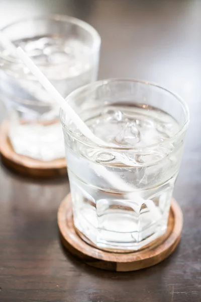 Iced Water glasses — Stock Photo, Image