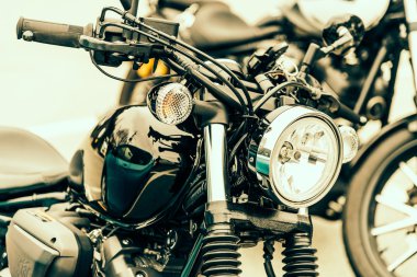 Vintage Far lambası motosiklet