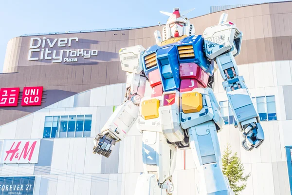 Gundam heykeli modeli — Stok fotoğraf
